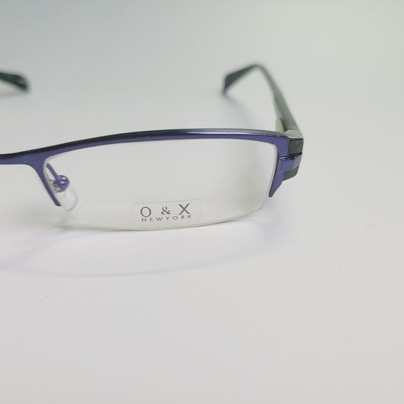 O&X New York OT-211U eyeglasses green blue full frame eyewear  52-19 135 C7 - Picture 4 of 13
